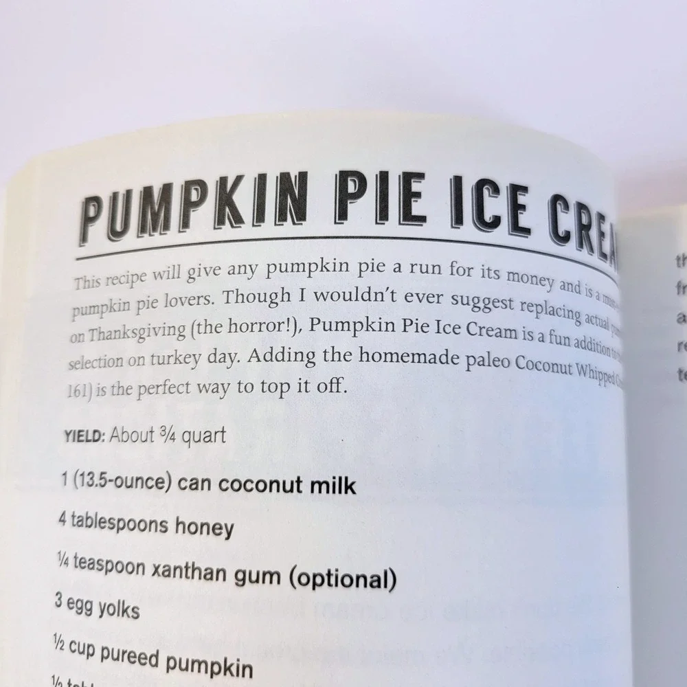 Paleo Ice Cream 75 Recipes Cookbook Ben Hirshberg Paperback Book Ulysses Press